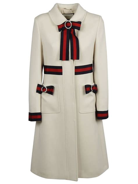 gucci white wool coat|Gucci life jacket.